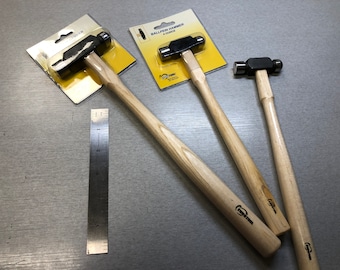 Ballpein Hammer Set Head Weight 2 oz 4 oz 8 oz EuroTool HAM-430.01 HAM-431.00 HAM-430.08