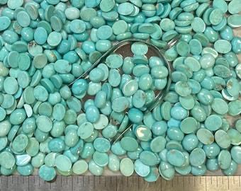 Sonoran Turquoise Oval 8x10mm 8mm x 10mm Real Sonoran Turquoise Calibrated - Ask For a Quote!