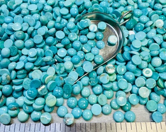 Sonoran Turquoise Round 7x7mm 7mm x 7mm Real Sonoran Turquoise Calibrated - Ask For a Quote!