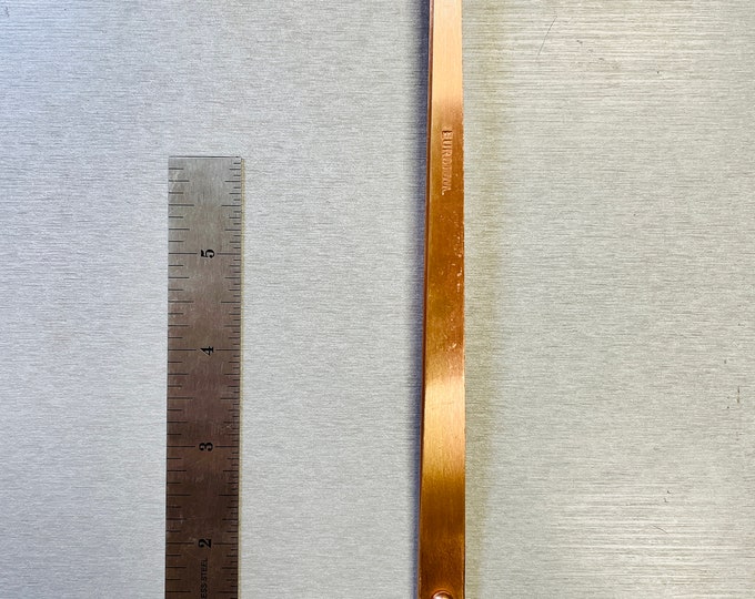 Curved Copper Tongs 8 1/2 inches