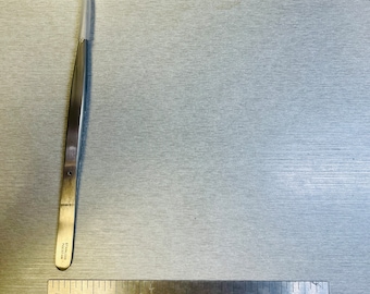 Diamond Tweezers made with Stainless Steel - Medium Point 6 1/2" - Great Utility Tweezer for All-Purpose Use