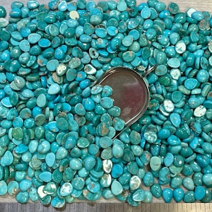 Sonoran Turquoise Teardrop 7x10mm 7mm x 10mm Real Sonoran Turquoise Calibrated - Ask For a Quote!