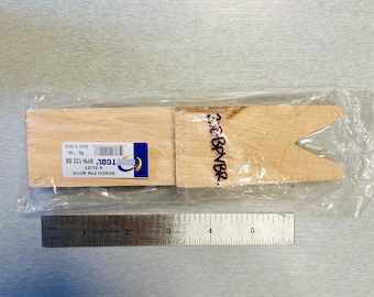 Bench Pin with V-Slot: Jewelry Refining Tool (7" x 1-3/4")