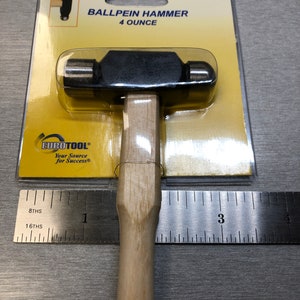 Ballpein Hammer Set Head Weight 2 oz 4 oz 8 oz EuroTool HAM-430.01 HAM-431.00 HAM-430.08 image 6