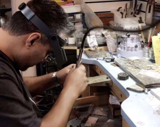 100's of Native American Jewelry Repair Navajo Cluster Leaf Stamp Stone Replacement Hopi Overlay Zuni Inlay Silversmith Sterling Silver Gold