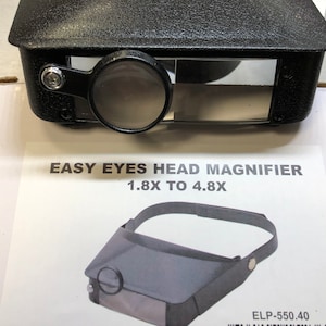 Easy Eyes Head Magnifier Visor 1.8x to 4.8x - ELP-550.40