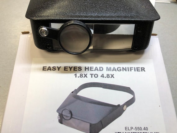 Easy Eyes Head Magnifier Visor 1.8x to 4.8x ELP-550.40 
