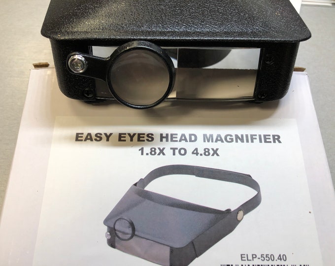 Easy Eyes Head Magnifier Visor 1.8x to 4.8x - ELP-550.40