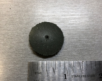 Silicone Polishing Wheels Knife Edge Cratex Miniature Tapered Wheel, 1" x 1/8", Coarse Grit