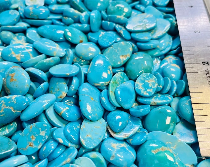 Gold Matrix Turquoise Freeform - USA Mined & Stabilized. Sold by the Stone!