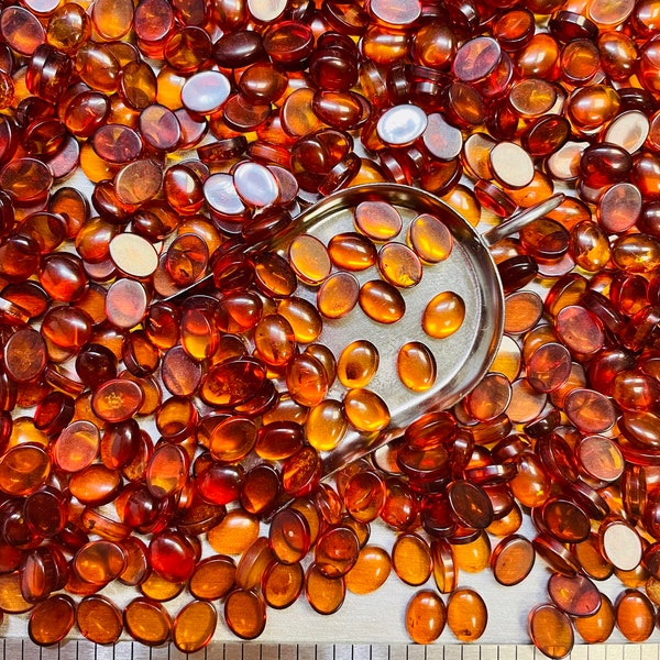 Amber Oval 7x9 7x9mm 7mm x 9mm Oval Real Baltic Cognac Amber Calibrated - Ask for a Quote!
