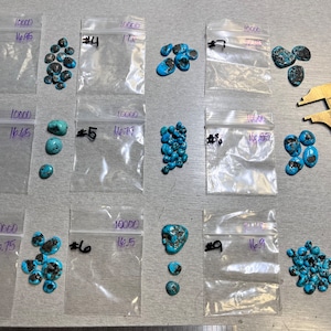 Kingman Turquoise Freeform Grab Bag Stone Kits 4.95 USD 15-16 carats - USA Mined & Stabilized. Sold by the Pack!