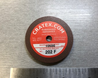 Silicone Polishing Wheels Square Edge Cratex Wheel, 2" x 1/8", Fine Grit
