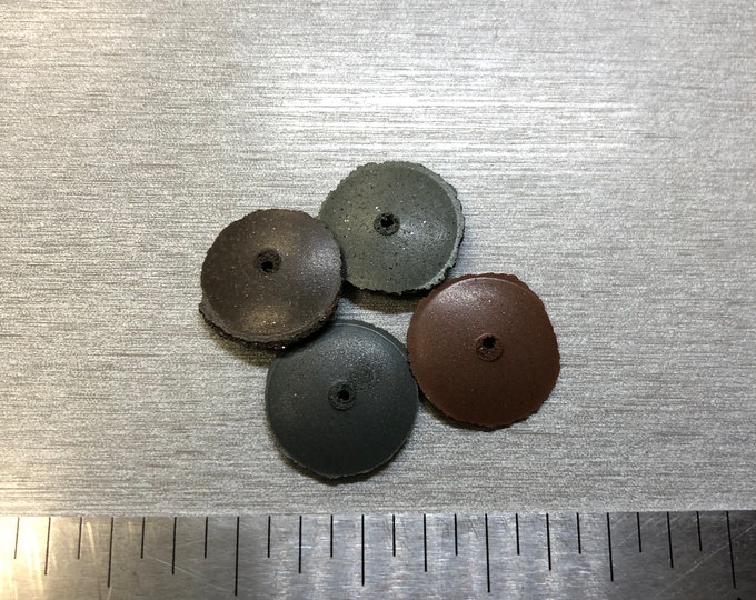 Silicone Polishing Wheels Knife Edge Cratex Miniature Tapered Wheel, 5/8" x 3/32", Assortment Grit