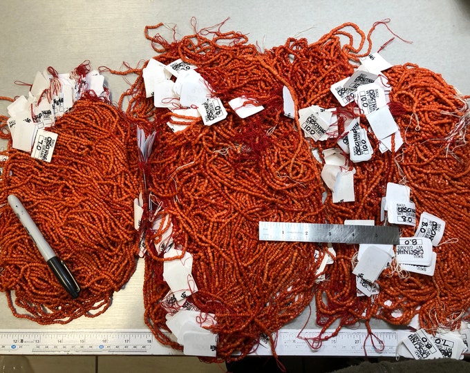 AAA+ Natural Italian Red Coral Beads Strands Nugget Sciacca from Mediterranean Sea - Sold by the Strands! FaceTime if looking to hand pick!