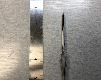 Self-Closing Tweezers 4-1/2" Fiber Grip Tweezer - for Heetrix