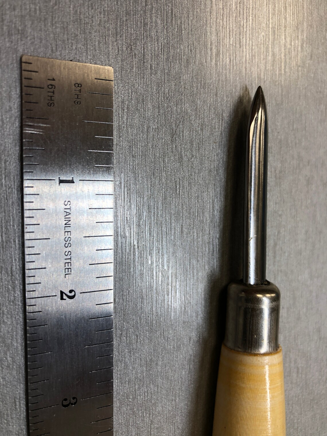 2 Straight Burnisher Wood Handle Eurotool BRN100.20 Etsy