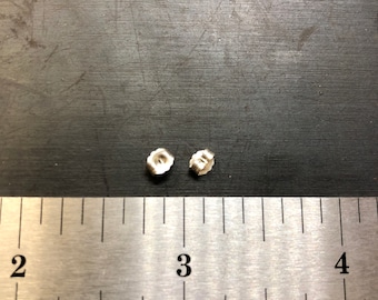 Sterling Silver .925 Clutch Nut Earring Backing Lite
