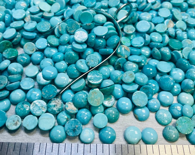 Sonoran Turquoise Round 9x9mm 9mm x 9mm Real Sonoran Turquoise Calibrated - Ask For a Quote!