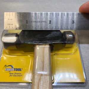 Ballpein Hammer Set Head Weight 2 oz 4 oz 8 oz EuroTool HAM-430.01 HAM-431.00 HAM-430.08 image 10