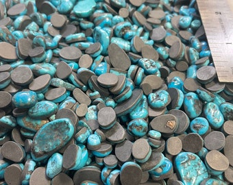 Real Turquoise Black Backed Nuggets Freeform - Sold by the Stone!