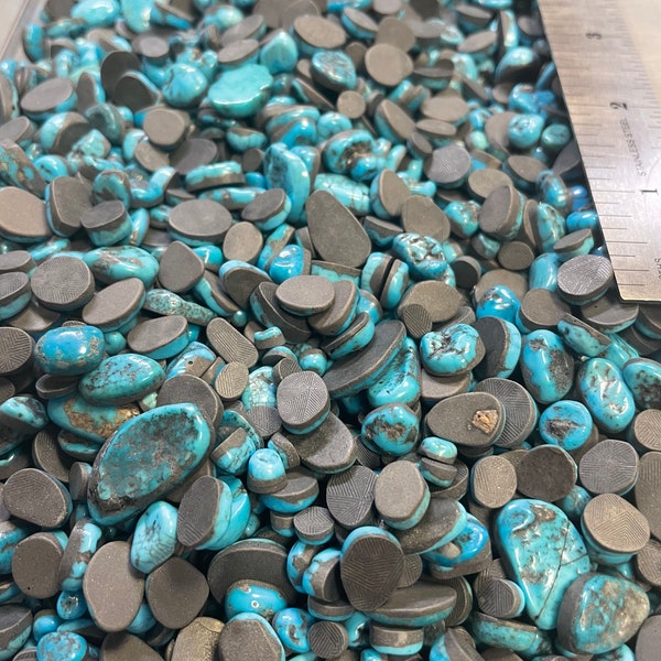 Real Turquoise Black Backed Nuggets Freeform - Sold by the Stone!