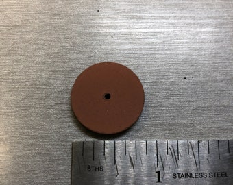 Silicone Polishing Wheels Square Edge Cratex Miniature Wheel, 7/8" x 1/8", Pumice Pumitex Grit