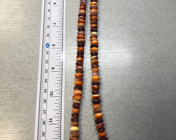 Real Spiny Oyster Shell Funky Buttons Beads Freeform Strands 18"+ - Product of Mexico. Sold by Each! FaceTime if looking to hand pick!