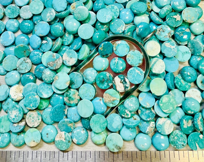 Sonoran Turquoise Round 12x12mm 12mm x 12mm Real Sonoran Turquoise Calibrated - Ask For a Quote!