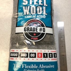 Steel Wool - Fine - GRADE #0 - 12 Pads Homax Steel Wool 0