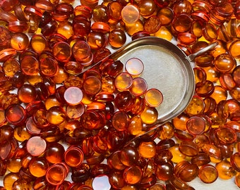 Amber Round 9x9 9x9mm 9mm x 9mm Round Real Baltic Cognac Amber Calibrated - Ask for a Quote!