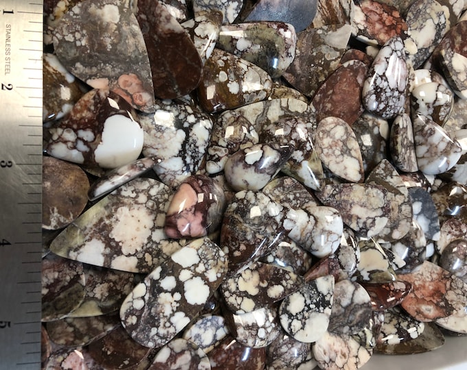 Real Wild Horse Magnesite Gemstone Freeform - Arizona, USA Mined. Sold by the Carat or Gram!