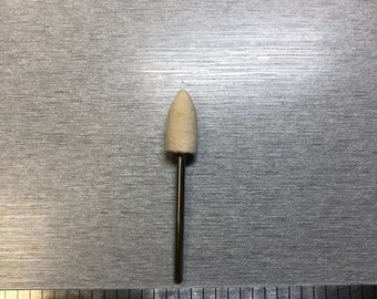 Mounted felt narrow point bullet shape 3/32" Shank (Pkg of 3)