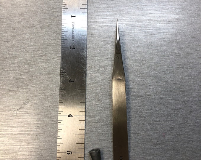 No. 1 shape tweezer is economical and well-finished in stainless steel. Beading / Utility #1 Tweezer 4-3/4" (120mm).