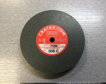 Silicone Polishing Wheels Square Edge Cratex Wheel, 3" x 1/2", Coarse Grit