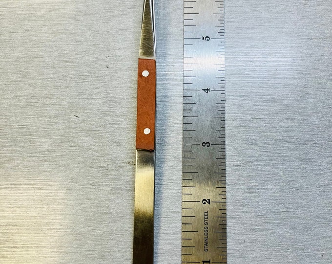 Straight Point Tweezers 6-1/2" Fiber Grip Tweezer - for Heetrix