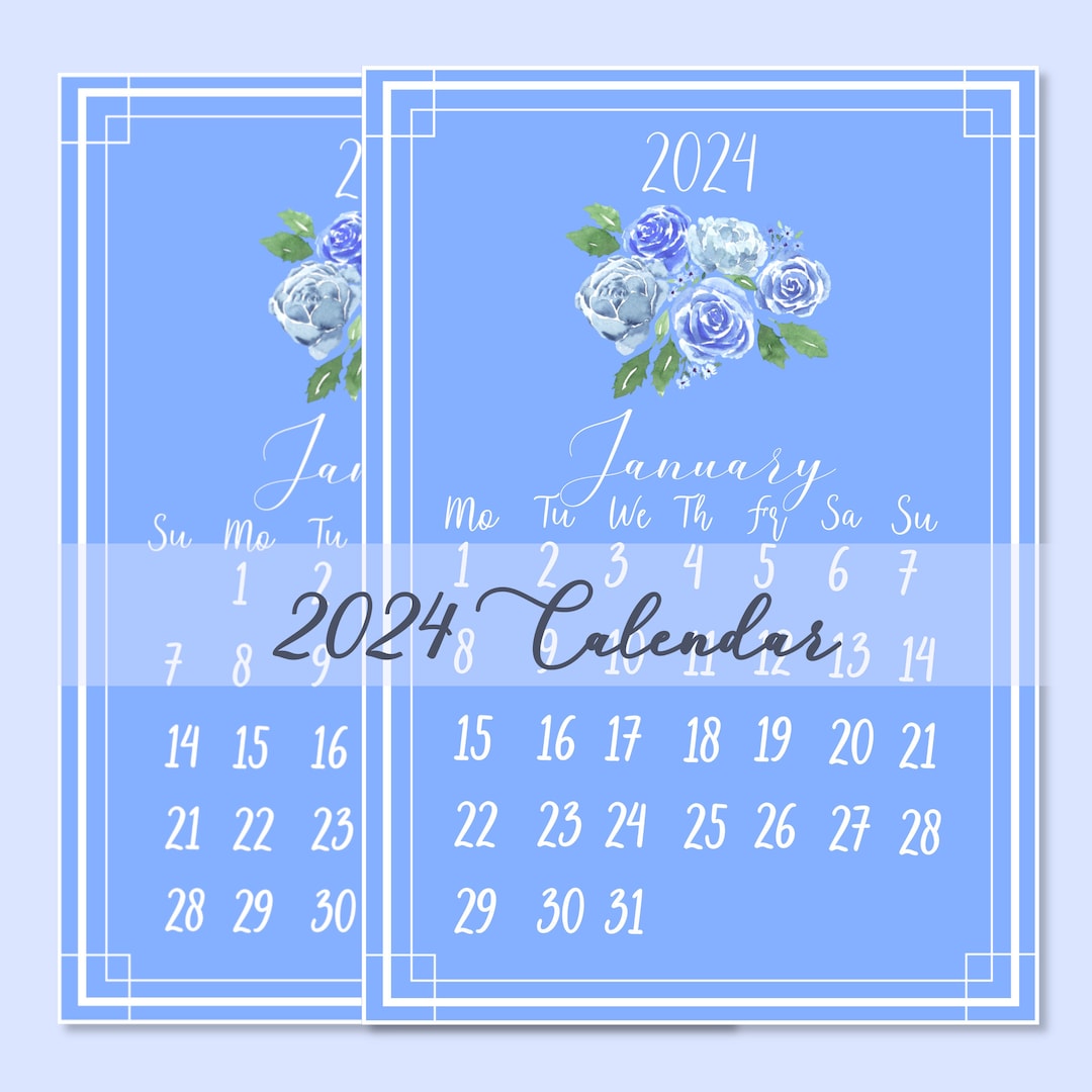 2024 Coastal Grandmother A4 Calendar Etsy