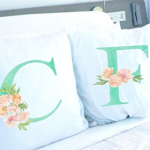 26 Floral Letters A-Z Clip Art, High Resolution Watercolour Letters in ...