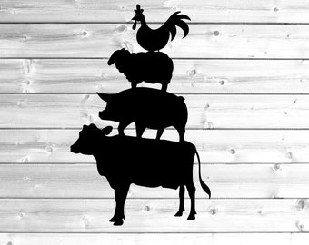Download Farm Animal Svg Etsy PSD Mockup Templates