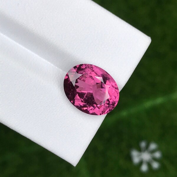 6.04 CT Stunning Fuscia Pink Unheated Natural Spinel Burma  - 12x10mm