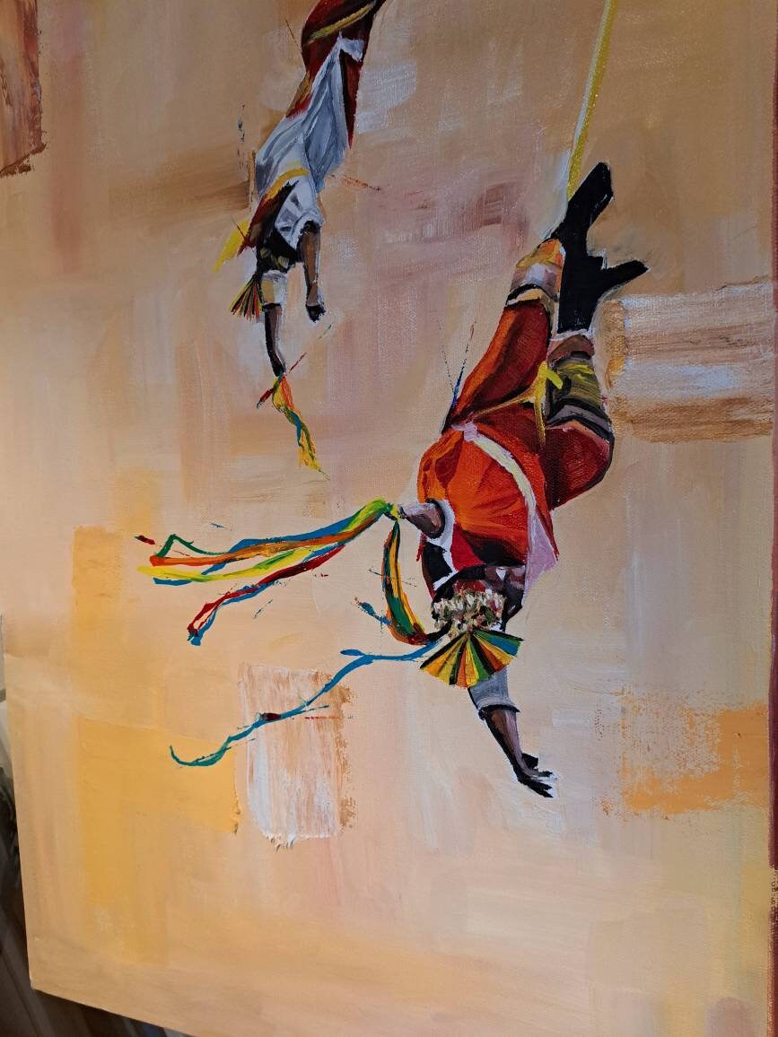 Voladores Original Oil Painting - Etsy