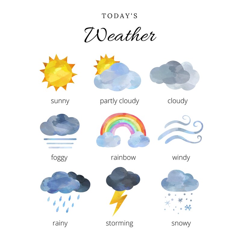 MORNING MENU Preschool Tot School Educational Homeschool Etsy