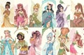Pixie Hollow Fairies Art Prints / Watercolour illustration / Whimsical Art / Fairycore product logo