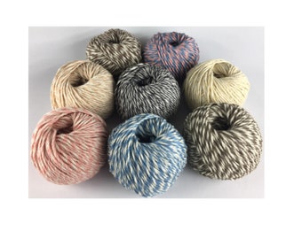 LaPace Eco-friendly Premier Yarns for Baby Premium Naturally dyed Yarn Vegetable Dyeing 100 Fine Merino Wool Melange 2Ballls