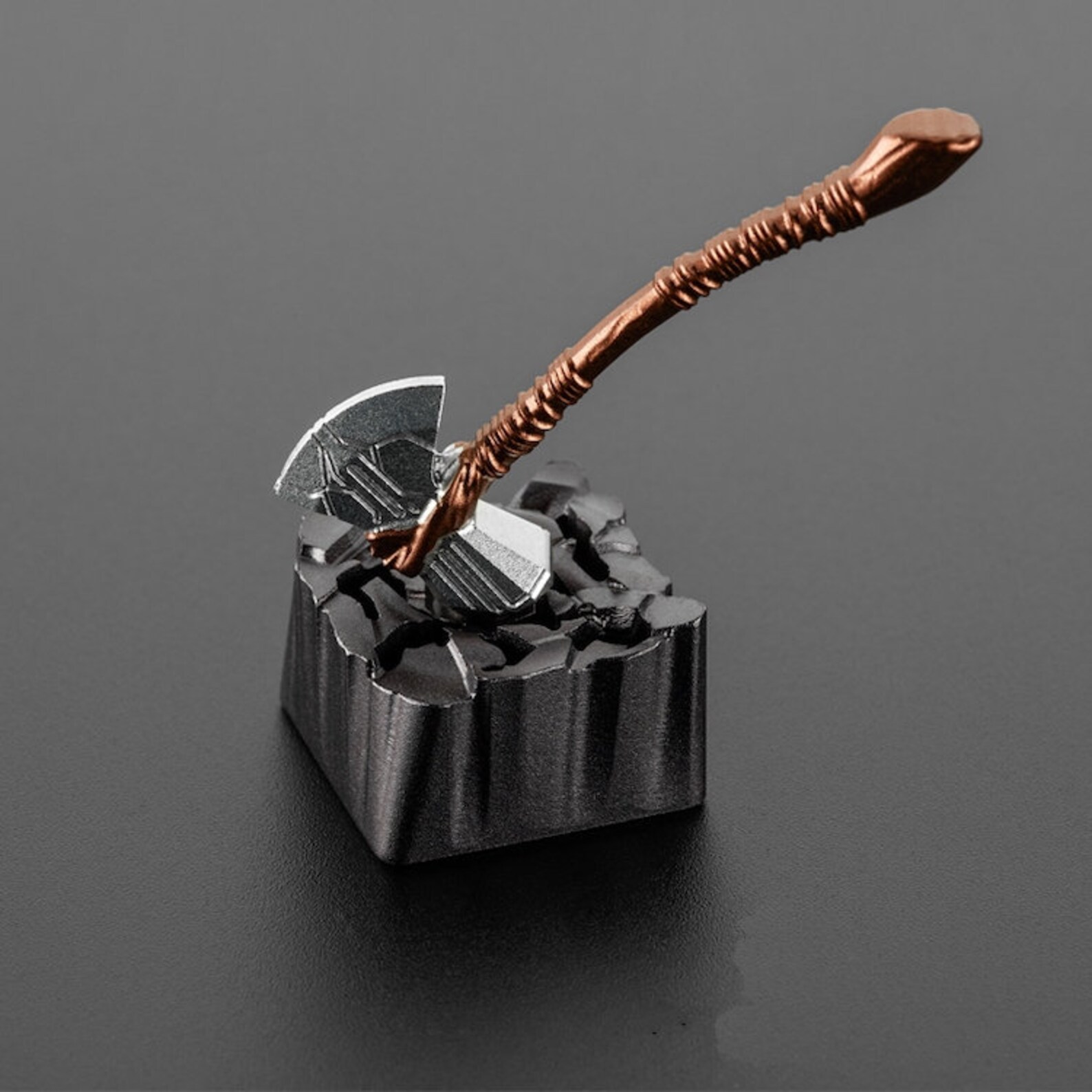 Thor's Hammer and Axe Keycaps Mjölnir and Stormbreaker Etsy