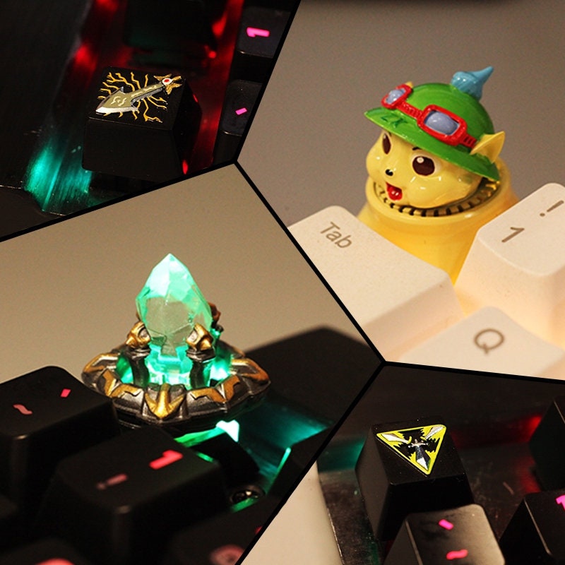 LOL Keycaps The Nexus Teemo Trinity Force Infinity Edge Etsy