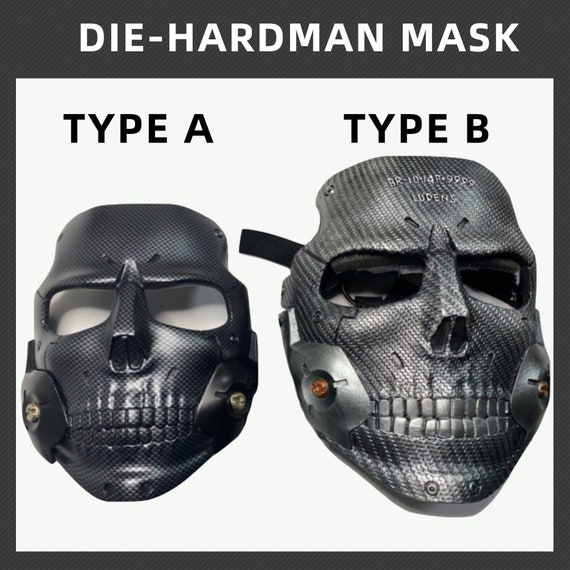 Die Hard Man Mask Death Stranding Cosplay Airsoft 3d Printed Etsy