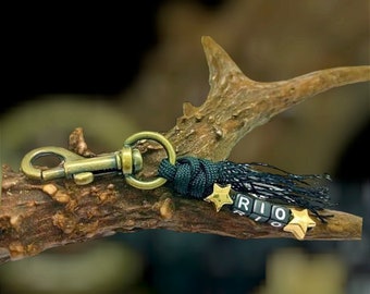 Customizable keychain | Gold star | Laissedewouf