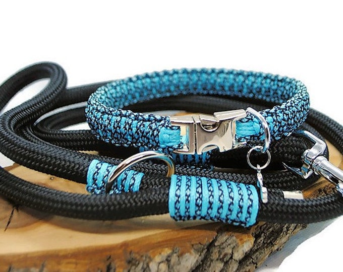 Blue Diamond Dog Collar - 1.5cm Wide | Woof Leash