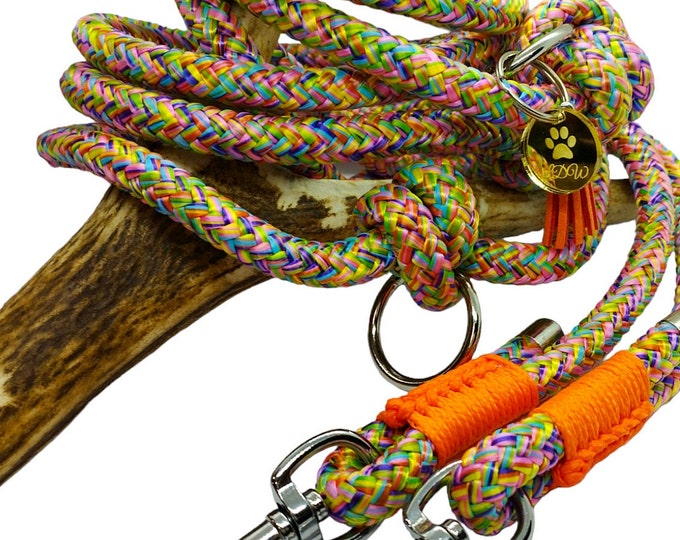 Flowers woof leash | 3-point leash rope 10mm